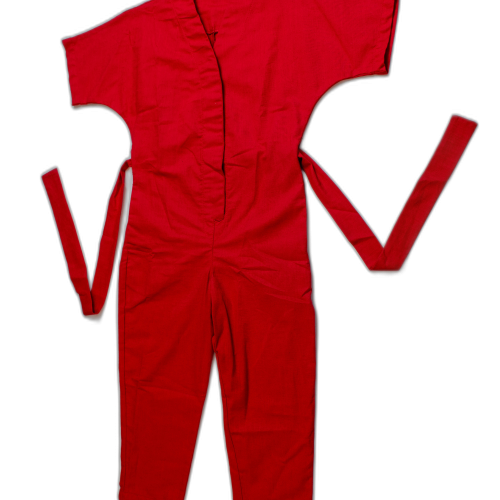 Enterizo Rojo Infantil (Flor)